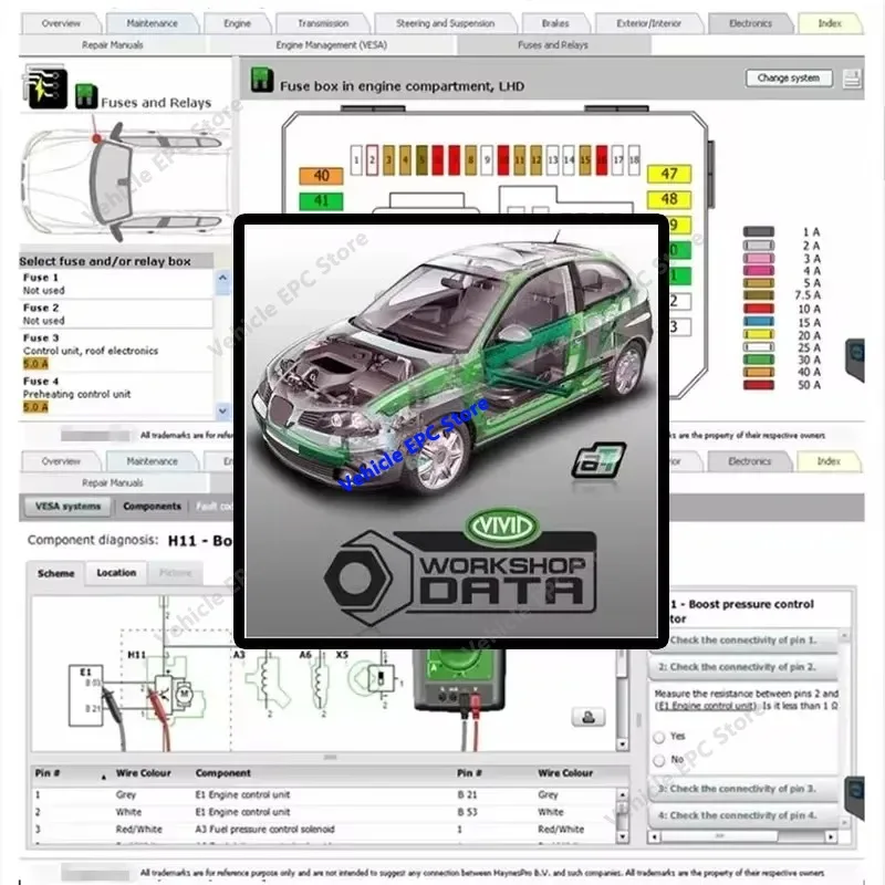 2026 is hot! HAYNES/PRO Vivid 2018 Car Repair Software Workshop DATA Multi languages Windows 10 Atris-Technik Europe Automotive