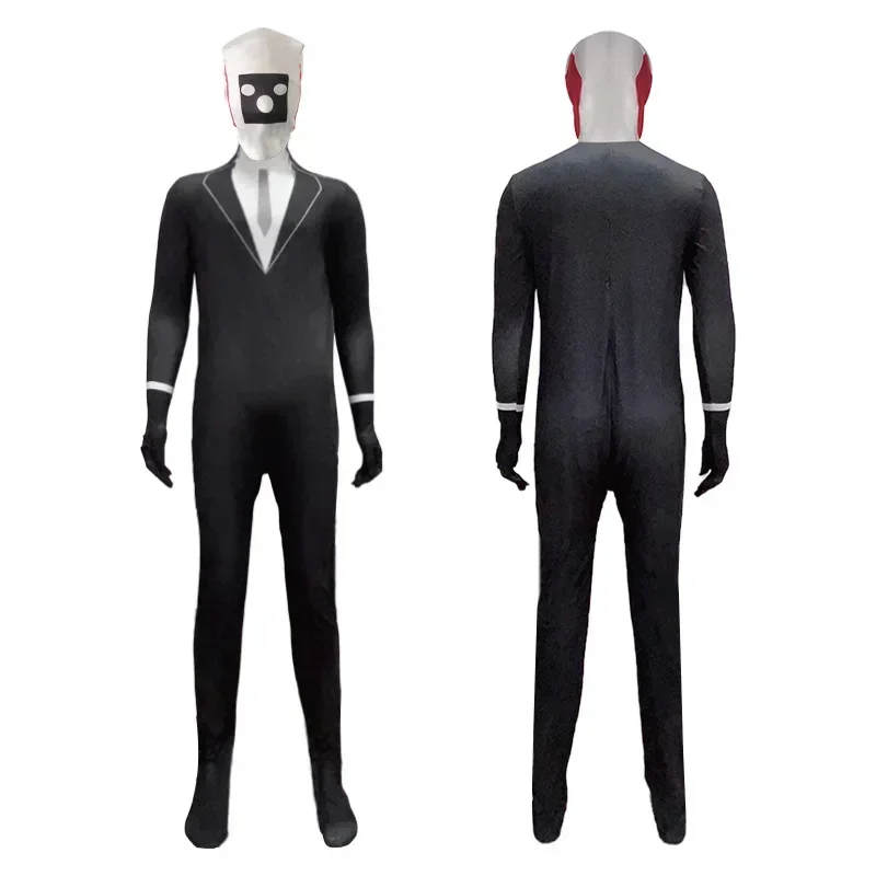 EE01 大人子供用トイレハロウィンコスプレカメラマンコスチュームテレビマンコスチュームモニターマン仮装少年スキビディトイレコスチュームIo0！