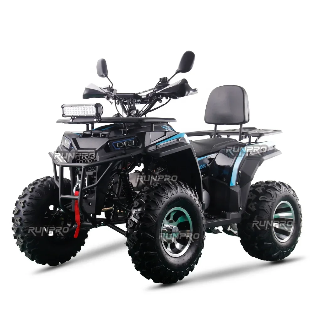 Gas ATV Quad with 200cc Automatic Engine for Adult 10 Inch Tire