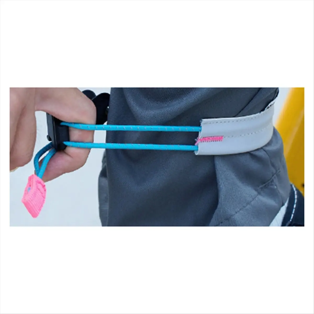 ABZT Cycling Reflective Ankle Leg Bands Running Bicycle Band Trousers Clip Strap Safety Fits Tightly Elastic Rope Buckle