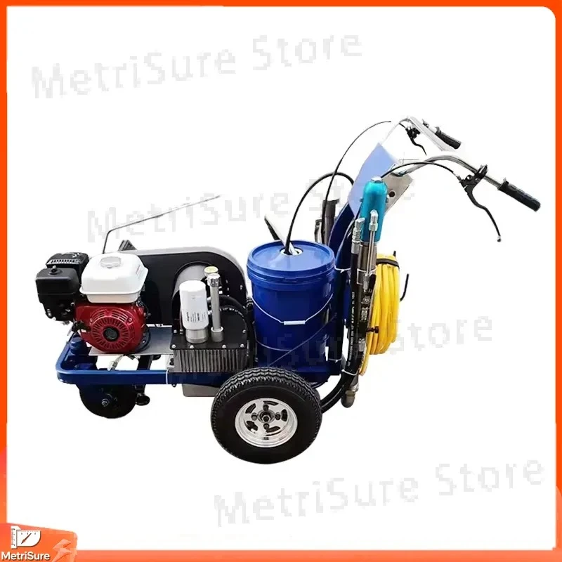 High Quality Hand Push Road Marking Cold Airless Spraying Technology Thermoplastic Road Line Striping Equipment