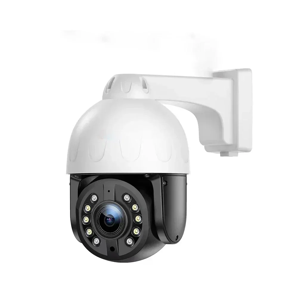 Telecamera PTZ da 12 MP Telecamera IP PoE di sicurezza Telecamera IP a colori impermeabile con traccia automatica CCTV Telecamera di rete di sicurezza Rilevamento veicoli IP66