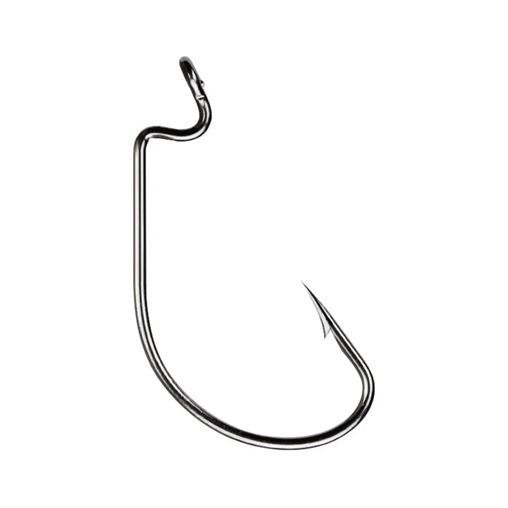 Barbed Fishhook Offset Bass Hook Outdoor Fishing Balancing Hooks Crocheting Hooks High Precision Optimal Finish