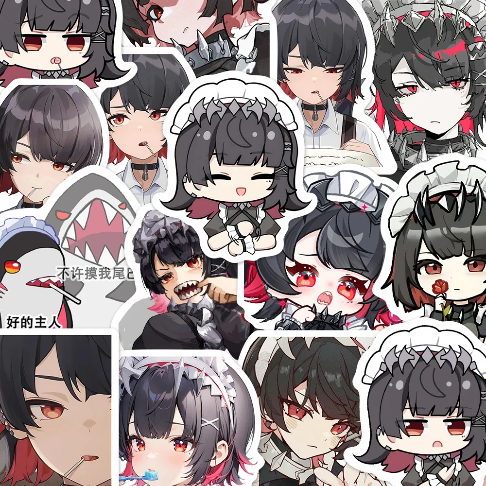 

65pcs Anime Zenless Zone Zero Game Ellen Joe Q-version Stickers Decals Motorcycle Laptop Phone Waterproof Sticker Kids Bauble