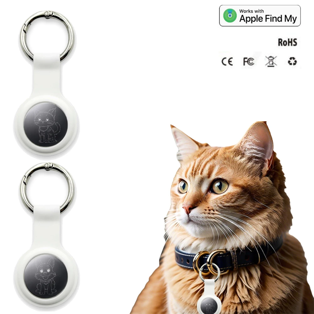 Locator for Find My Global for Apple GPS Pet Child Anti-Lost Reminder Bluetooth Compatible with AirTag Same Size 32*8mm 365 days