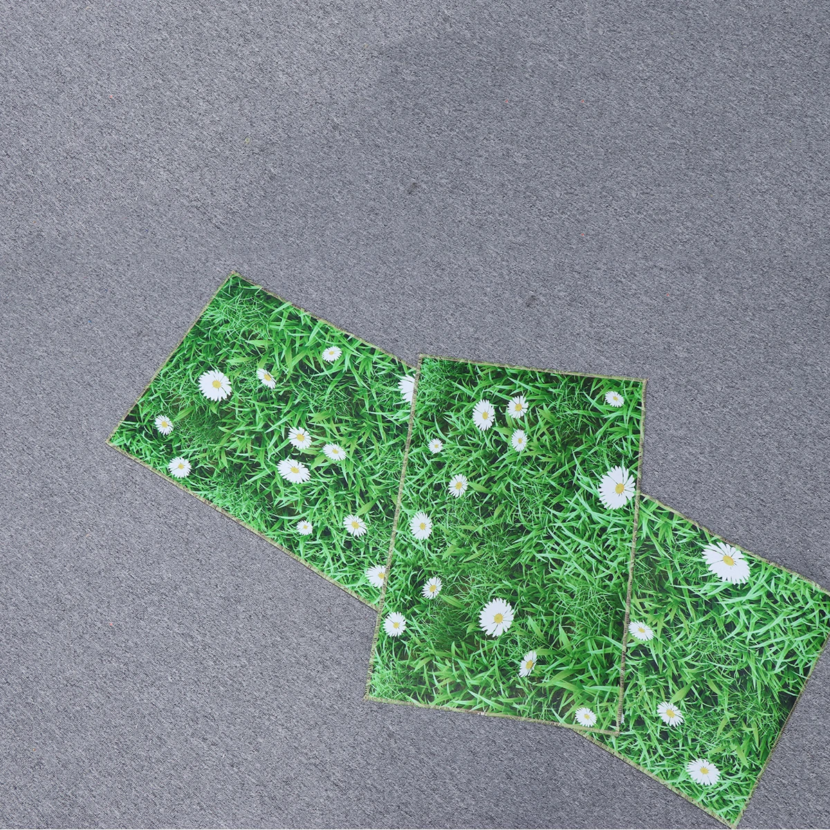 

Custom Door Mats Non-slip Kitchen Living Bathing Flowers Grass Edge Stitch Protect Fall Home Mat Beautiful Design Safe