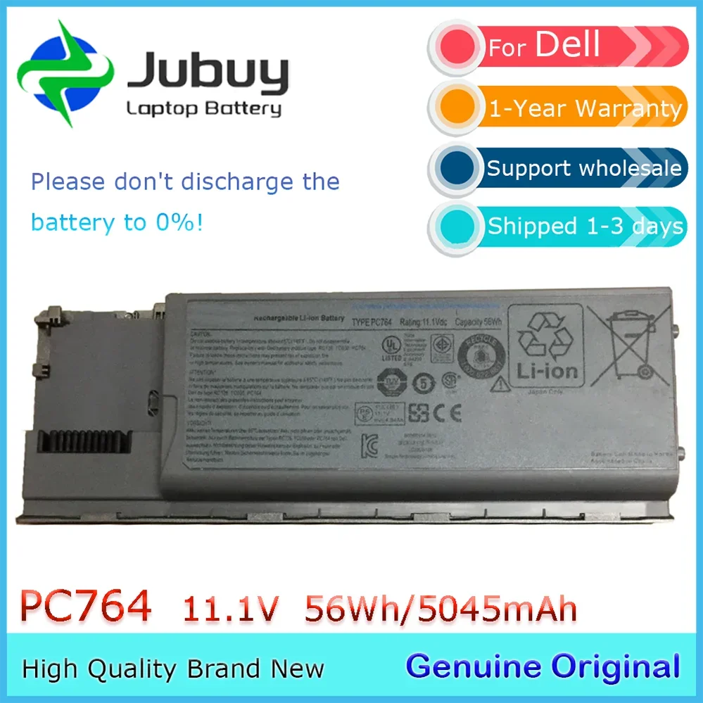 

Оригинальный аккумулятор для ноутбука PC764 11,1 В 56 Втч для ноутбука Dell Latitude D510 D600 D610 D620 D630 D820 D830