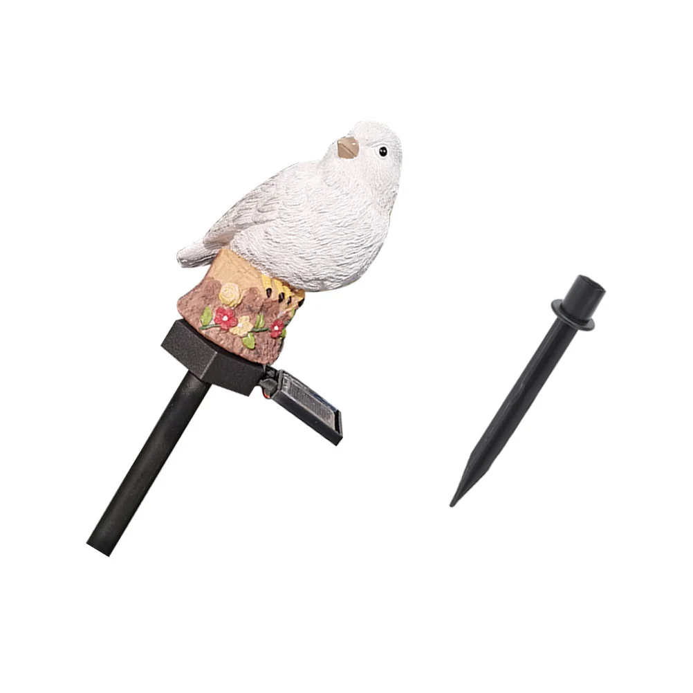 1 قطعة تعمل بالطاقة الشمسية الطيور البحرية مصباح حديقة في الهواء الطلق مصباح ديكور الإضاءة الليلية التلقائي لحديقة الممشى سياج درب الديكور #3