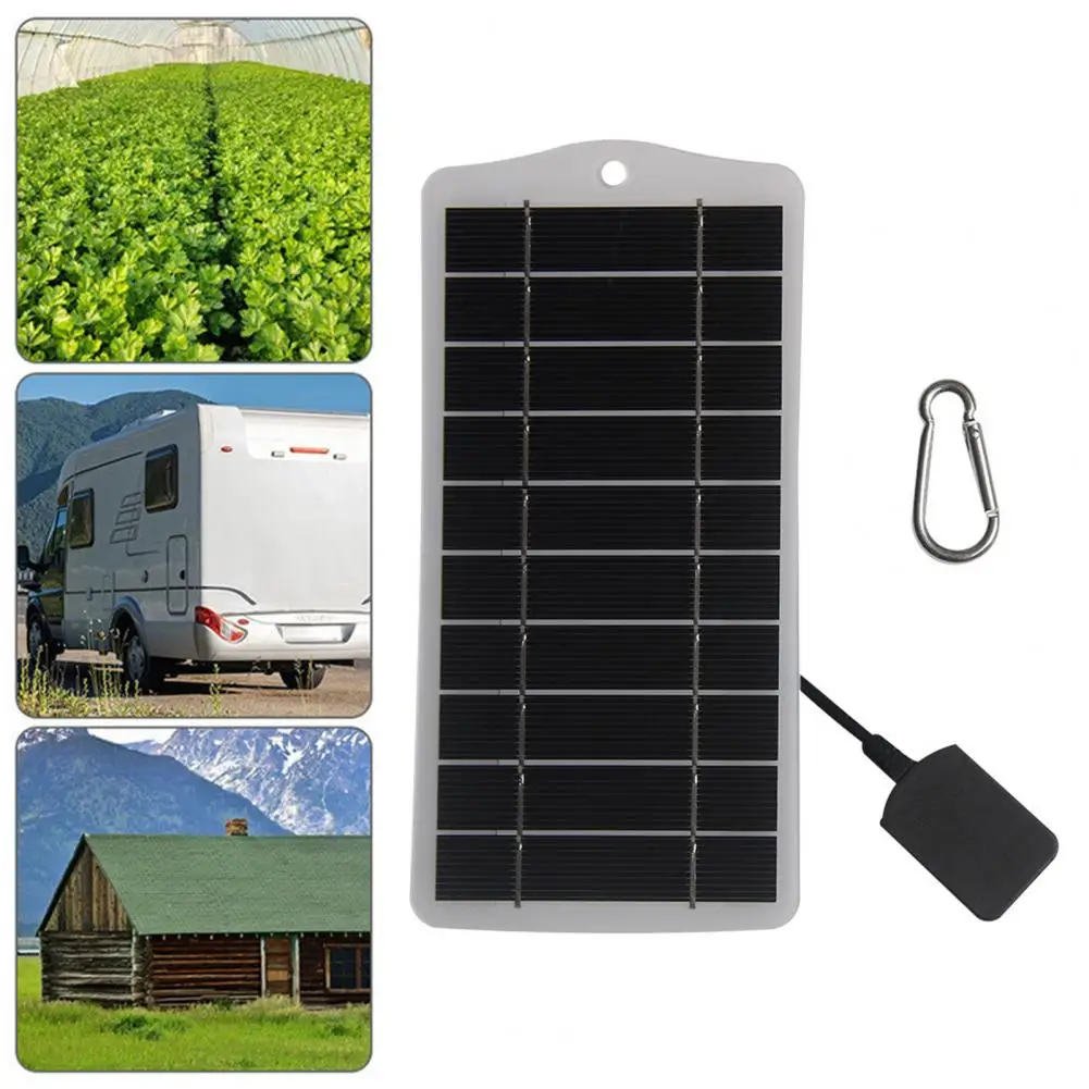 Portable Power Station 2.5w 5v Solar Panel Charger High Efficiency Waterproof Outdoor Power Bank Universal Emergency for Phones