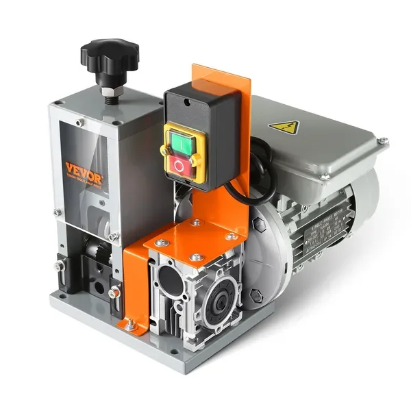 

Automatic Wire Stripper 0.06''-0.98'', 180W Motorized Cable Cutter, 60 ft/min, Visible Depth Guide for Copper Recycling