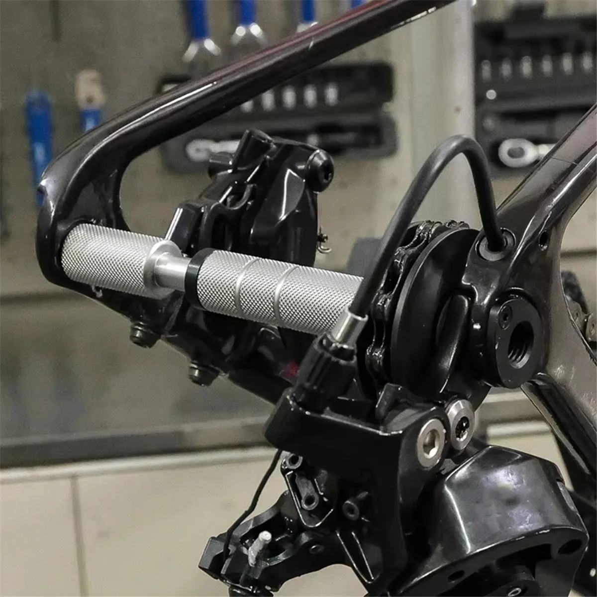 AA87MTB الطريق سلسلة دراجات التجنيب أداة نظيفة الدراجة الظاهري دولاب الموازنة سلسلة غسالة سلسلة مزيتة أداة الدراجة سلسلة غسل حامل