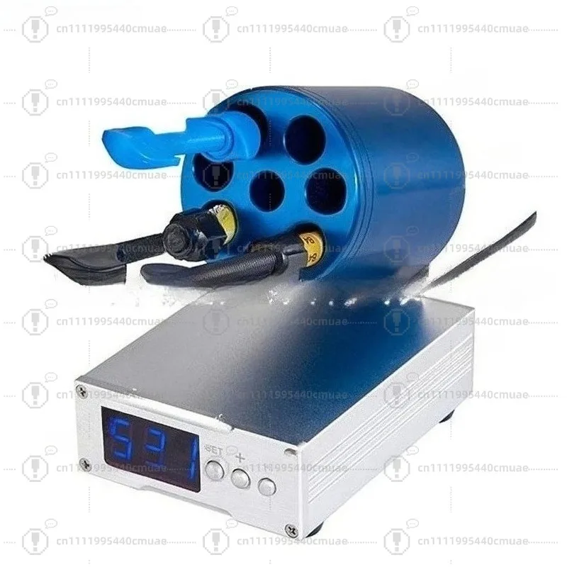 Resin heaters, photocurable materials, aesthetic repair equipment and equipment