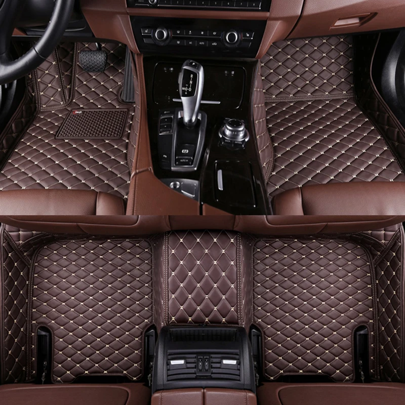 rtificial Leather Custom Car Floor Mats for Ssangyong Rexton 2004-2007 Year Interior Details Car Accessories Carpet