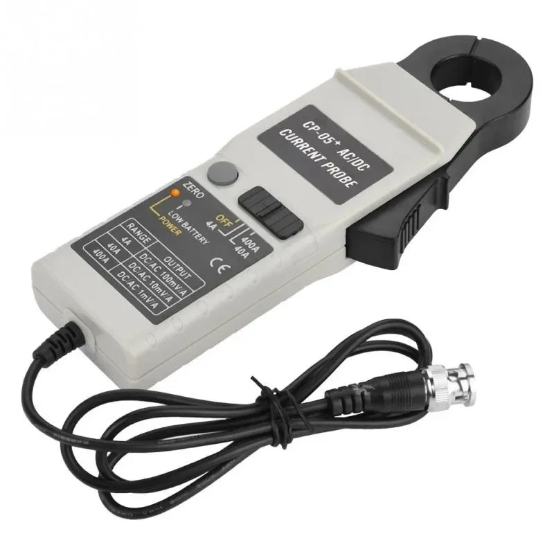 RoRuSOWON CP-05 Oscilloscope AC/DC Clamp Current Probe Tester 200KHz 400A Clamp Current Tester Oscilloscope Parts