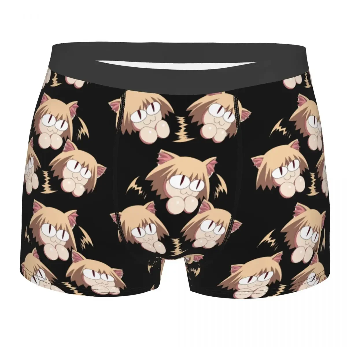 Custom Cool Anime Cat Girl Neco Arc Meme Boxers Shorts Panties Male Underpants Breathable Briefs Underwear