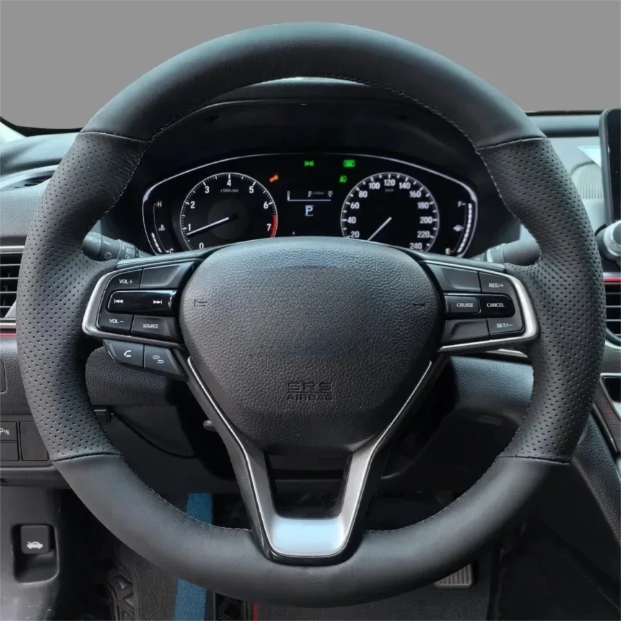 Suitable for 10th generation Accord/INSPIRE/22 Odyssey/Elysion hand sewn perforated leather steering wheel cover handle cover