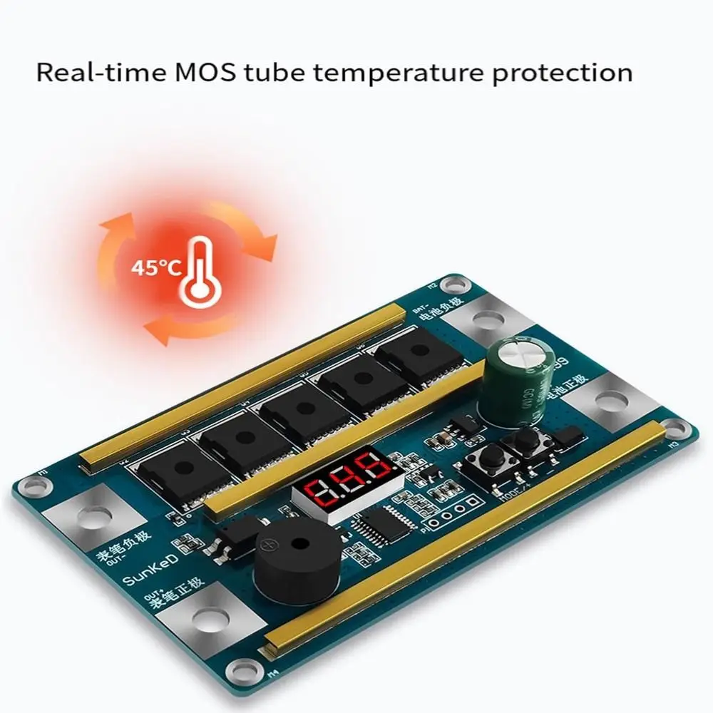 

Портативный 12В аппарат для точечной сварки с цифровым дисплеем, регулируемой мощностью, 10AWG, набор для самостоятельной сварки, ремонт электроники