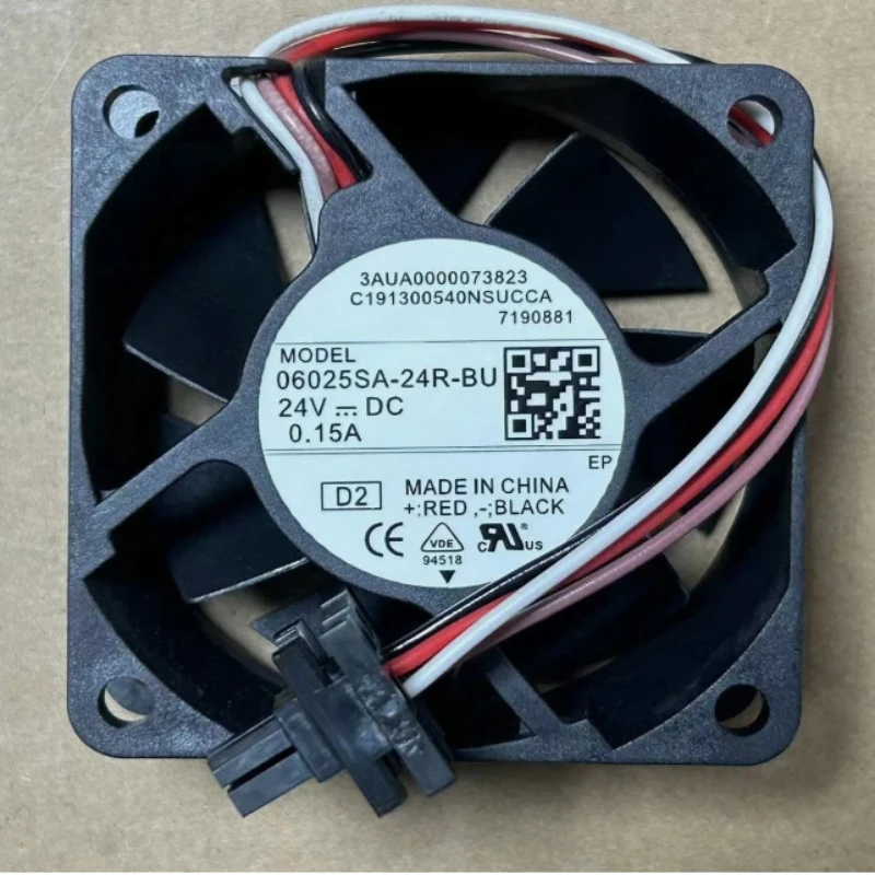 

New Original 1 PCS 06025SA-24R-BU DC24V 0.15A 4 Wire cooling fan Fast shipping