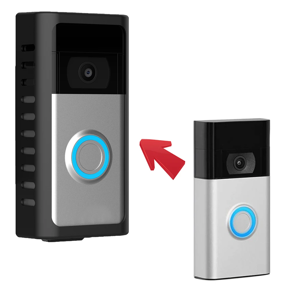 Support de sonnette vidéo antivol en acier inoxydable, Installation facile pour sonnette vidéo annulaire