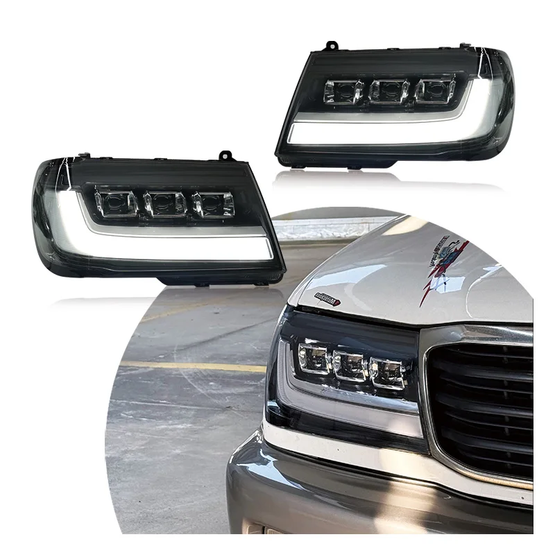 

Zhengwo Factory Modified Headlight For Toyota LC100 1998-2003 Front Light Start Up Animation Front Lamp