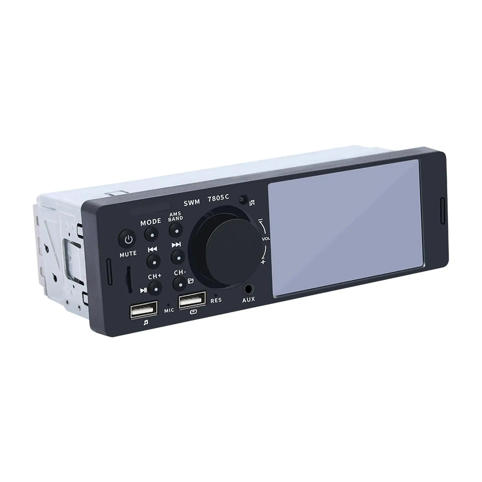 Single Din Car Stereo USB AUX in TF Card Port Handsfree Call 4.1 inch Capacitive