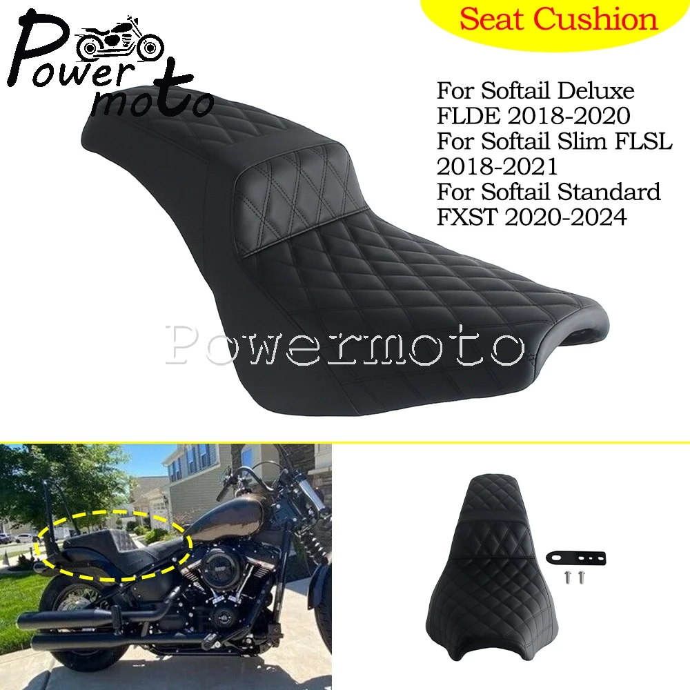 For Heritage Classic 107 114 FLHC FLHCS Street Bob 107 114 FXBB FXBBS 2018 19-2025  Front Rear Driver Passenger Seat Replacement