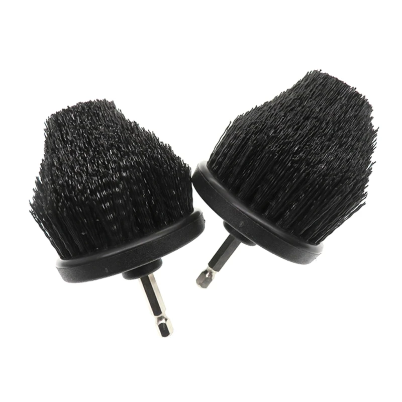 2.5inch Electric Scrubber Brush Drill Extension Rod All Purpose Cleaner Car Detailing Washing Conical Tool Rim Brush Set