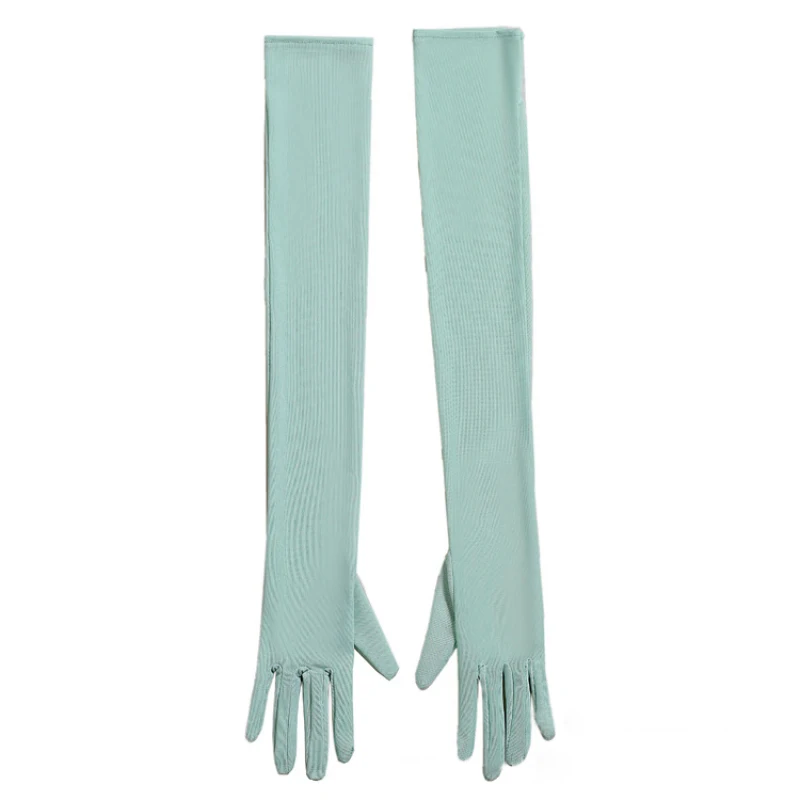 Rękawiczki 60 cm, seksowne, cienkie, ażurowe, przezroczyste, długie, miękkie, oddychające, z siateczki, elastyczne, damskie, męskie, na występy, imprezy, cosplay