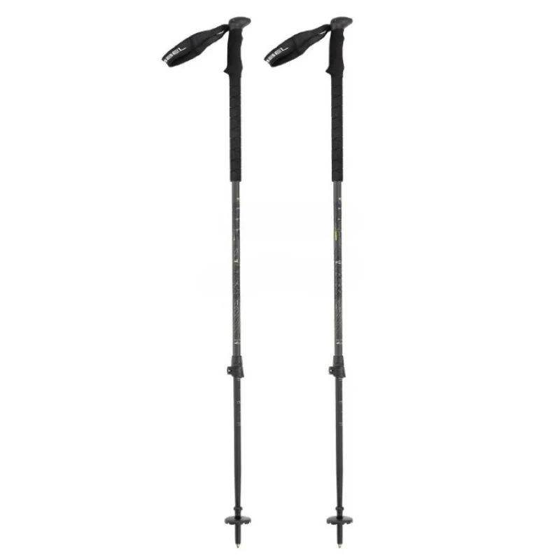

Telescopic ski pole carbon aluminum combined with graphite