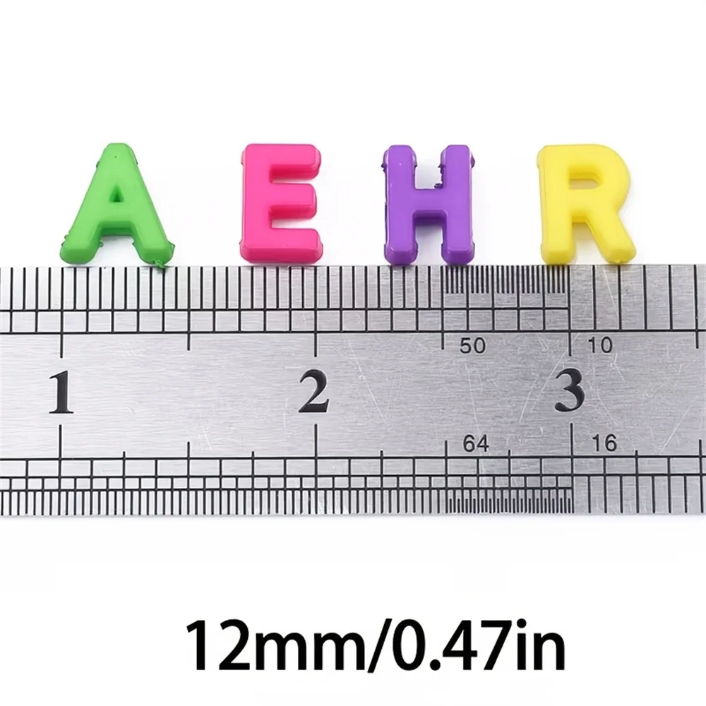 Randomly mixed colored acrylic letter beads, DIY loose beads, accessories, pendants, decorative beads, holiday gifts