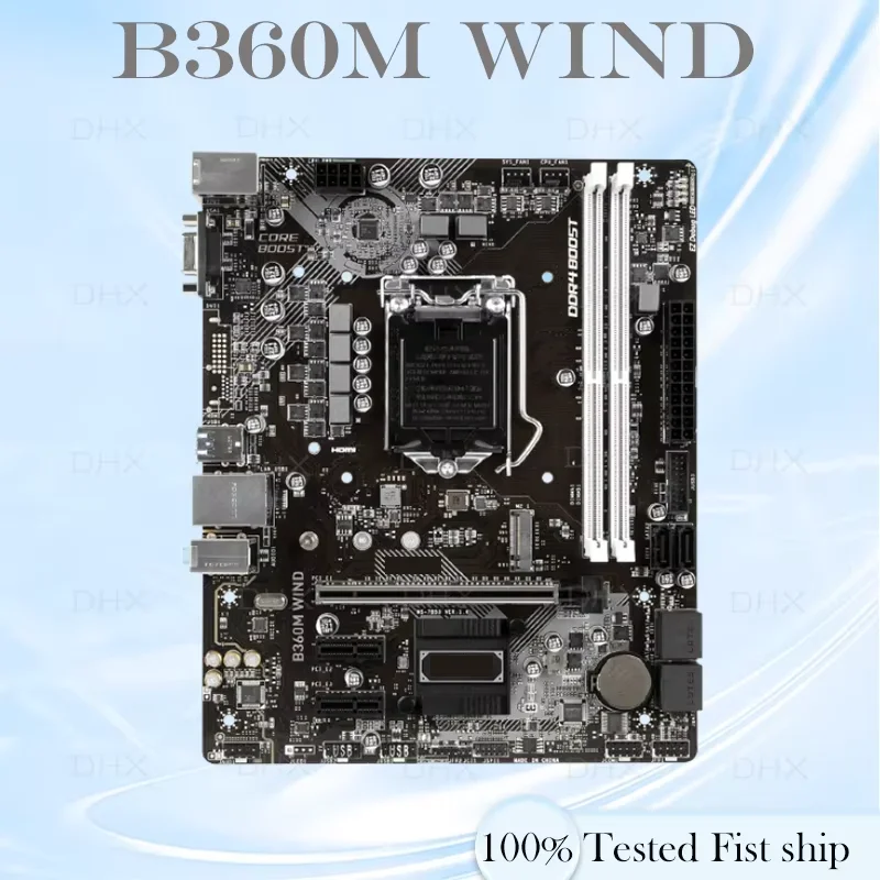 For MSI B360M WIND Motherboard B360 32GB LGA 1151 DDR4 Micro ATX Mainboard 100% Tested Fully Work be shipp quickly DH