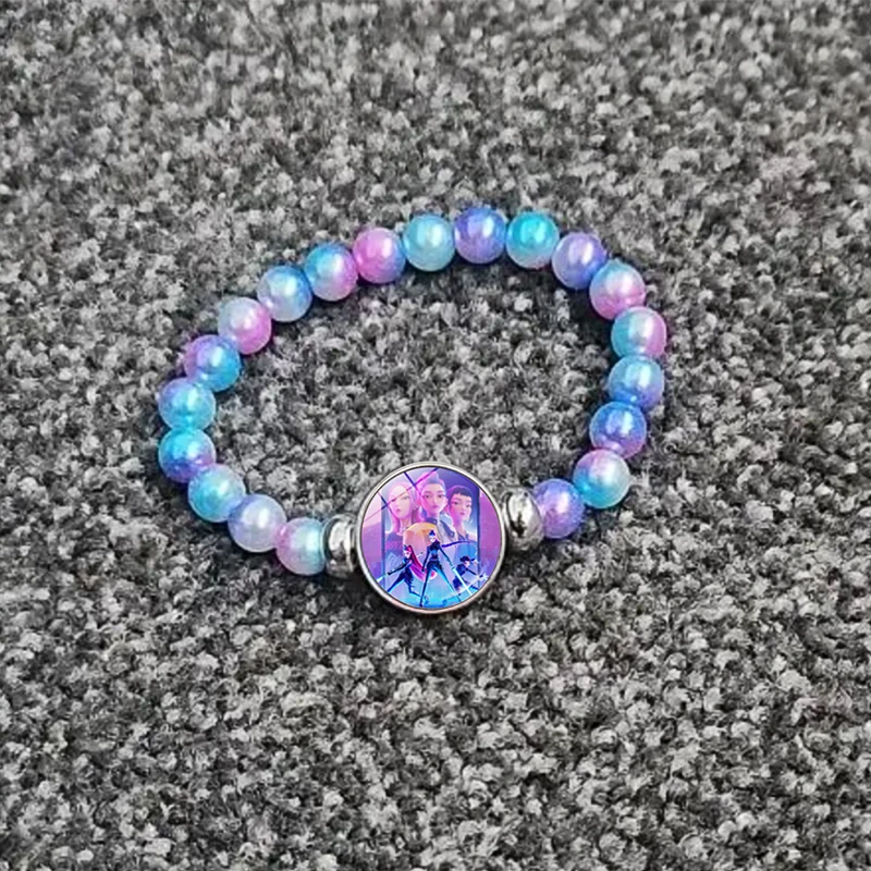 

KPop Demon Hunting Series браслет из бисера красочный горячий фильм Мира девушки ювелирные изделия с кристаллами аксессуар сладкий прекрасный подарок на день рождения