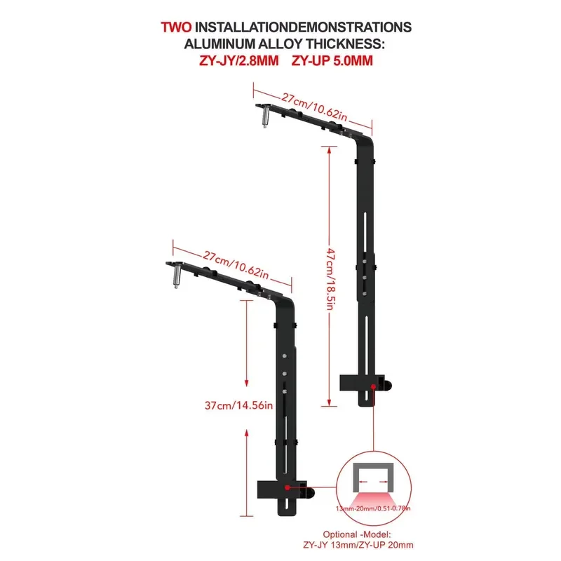 Aquarium lamp holder adjustable height lamp holder kit chandelier aluminum alloy fish tank lighting bracket bracket