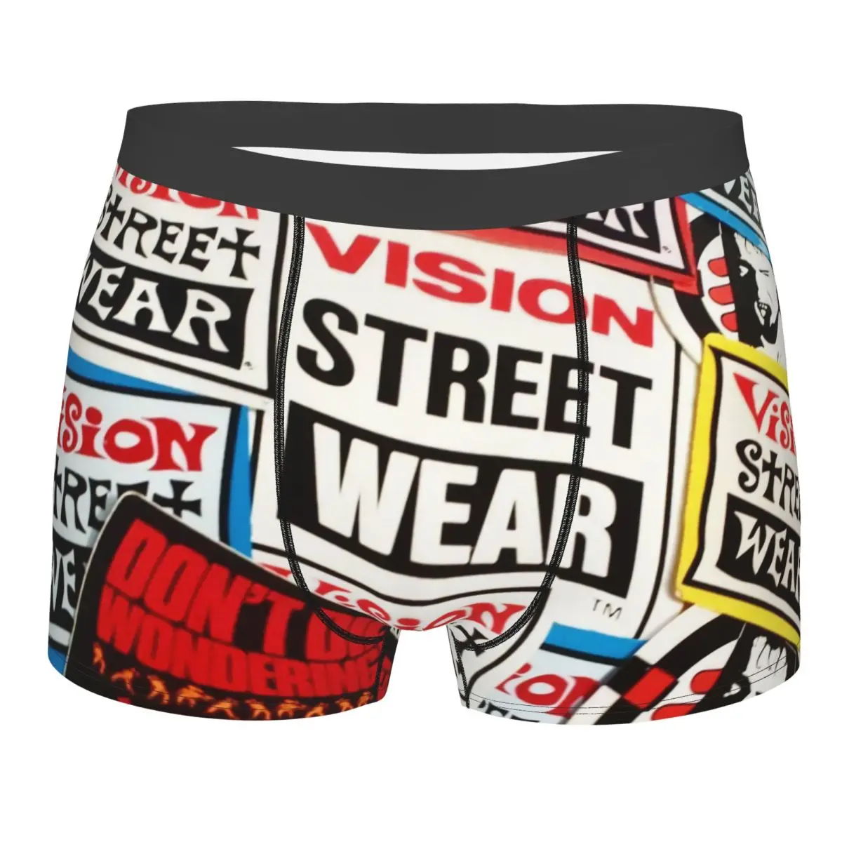 

Custom Original 80s Vision Street Wear Boxer Shorts For Men 3D Print Underwear Panties Briefs Soft Underpants