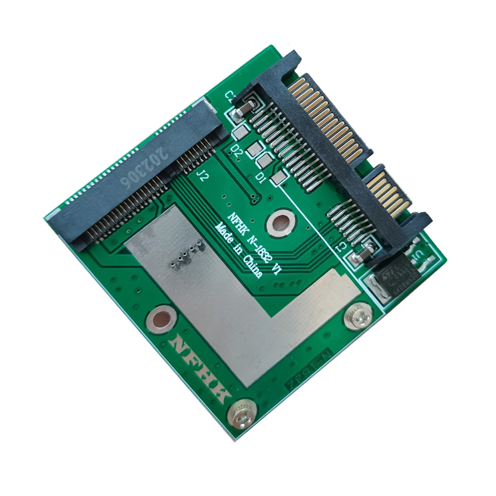 mSATA SSD to 2.5'' SATA III 6.0Gbps Adapter Converter Riser Card Module Board Mini PCIE SSD Adapter Expansion Card for Laptop PC