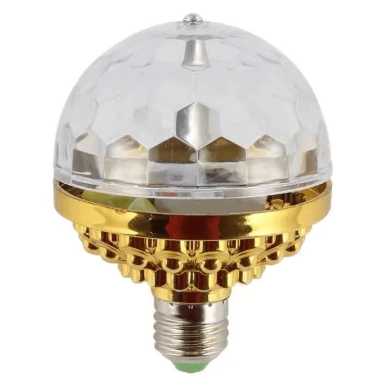 KTV バー装飾電気メッキゴールドマジックボール LED ステージ電球家庭用ミニアクリルカラフルな回転ボール電球ライト