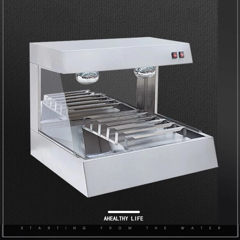 محطة عمل البطاطس المقلية الفاخرة ، آلة صنع سطح المكتب VF-8 ، 900 واط ، طاولة عمل البطاطس المقلية