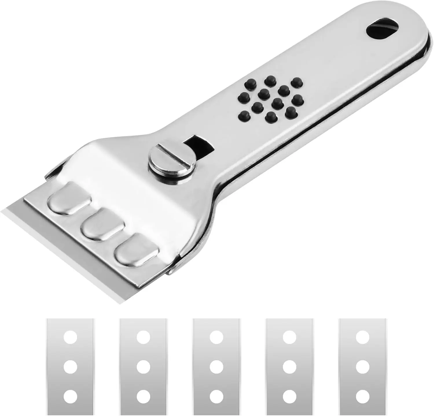 

Stainless Steel Cleaning Scraper Blade Glass Kitchen Ceramic Tile Decontamination Scraper Wall Floor Paint Scraper Tool Knife