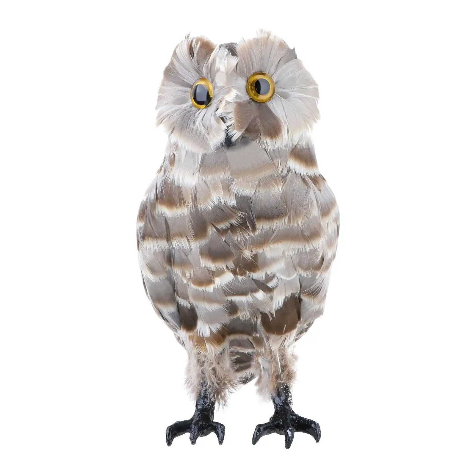 Lifelike Owl Ornament Artificial Bird Statue Garden Accessories for Decoration Pigeon Bird Decor for Home Display