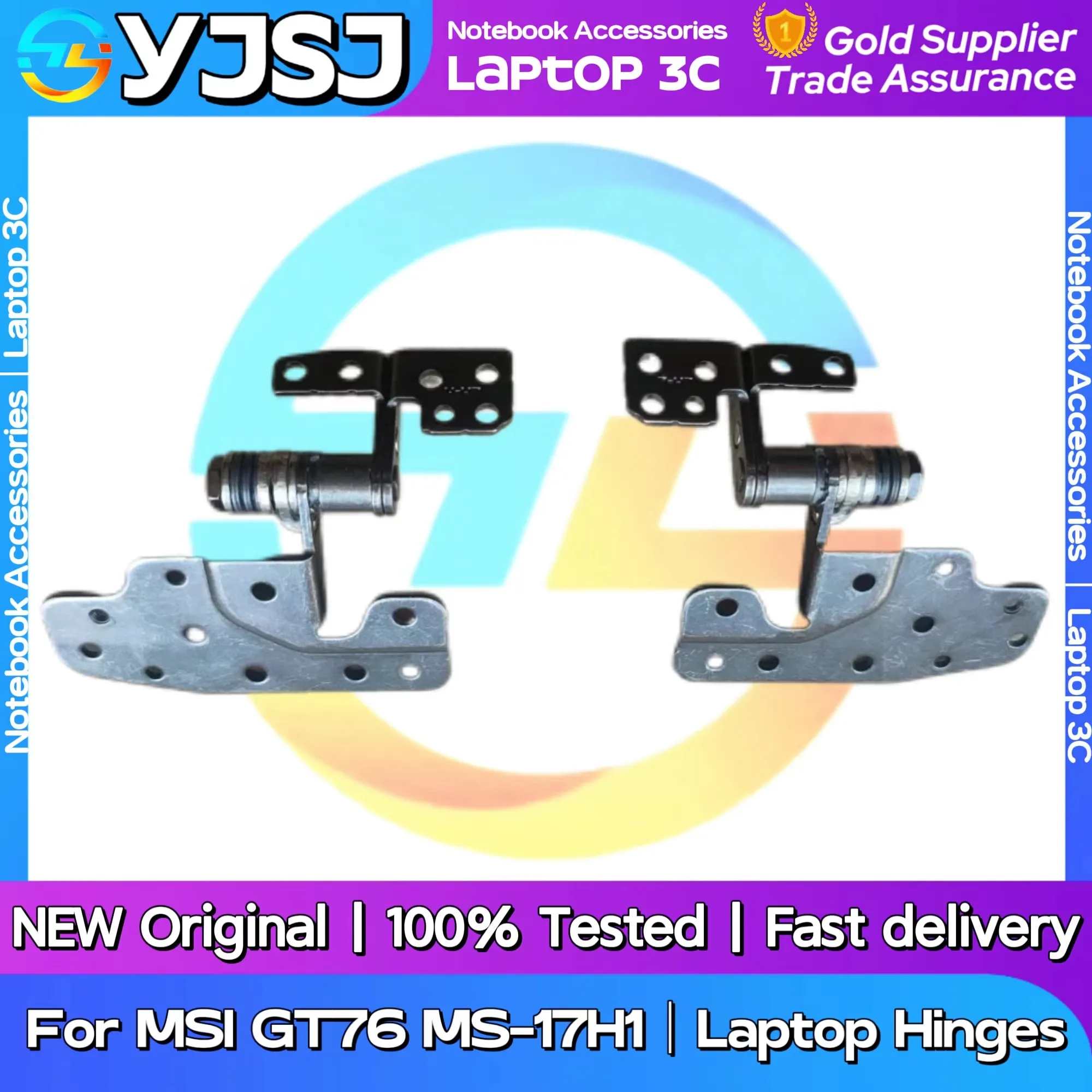 New Original Laptop Notebook Hinges For MSI GT76 MS-17H1 built-in left and right Hinges LCD Screen Hinge