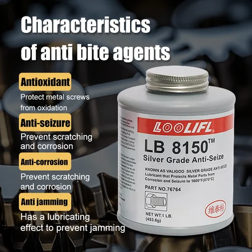 Imagen 2 del producto 227g/454g Grasa de Cobre Antigripante Grasa de Cobre para Roscas Grasa de Mantenimiento de Automóviles Lubricante de Frenos Versátil Grasa de Cojinetes Para Cojinetes de Bujes de Automóviles Superficies Metálicas