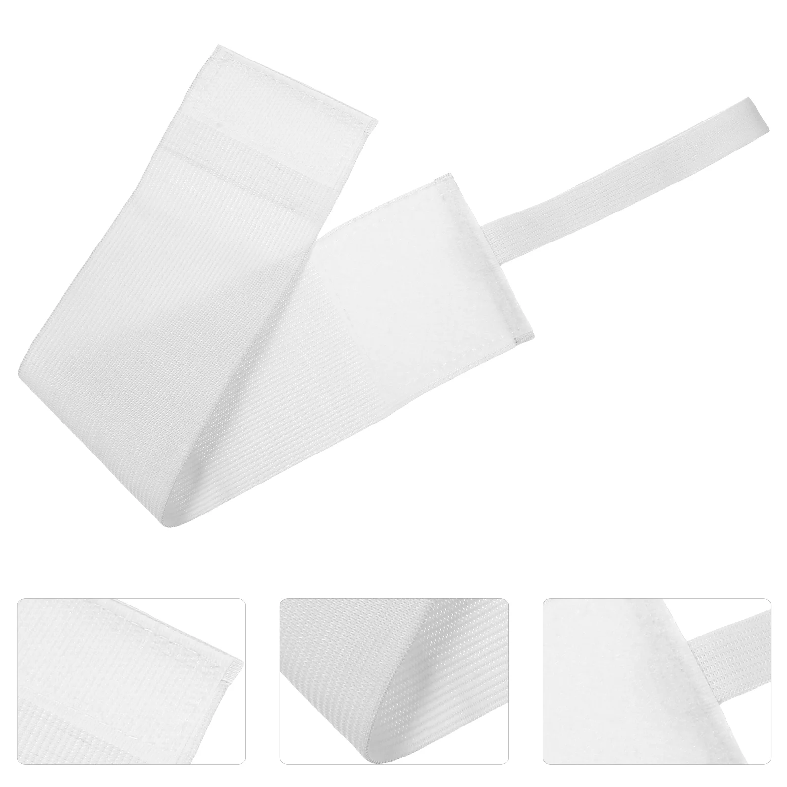 4 Pcs Sport Player Band Captain Armband White Football Mourning Multi-purpose Team Sports DIY Blank Child