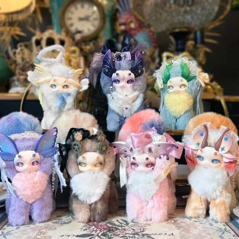 Tutulong Fantasy Bio-magic Academy Series Blind box toys Cute Doll Action Figure Cat Dragon Plush  Mystery boxes Surprise Gifts