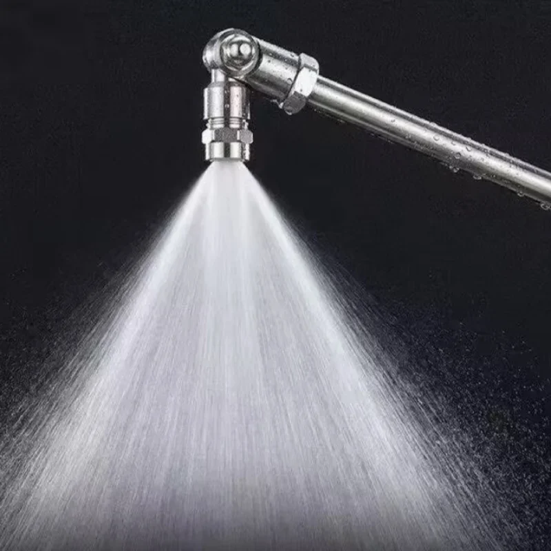 1/4 High Pressure Car Washing Gun Quick Connect 360° Adjust Spray Nozzle Extension Wand Fan Jet Tip Car Chassis Air Conditioner view 3