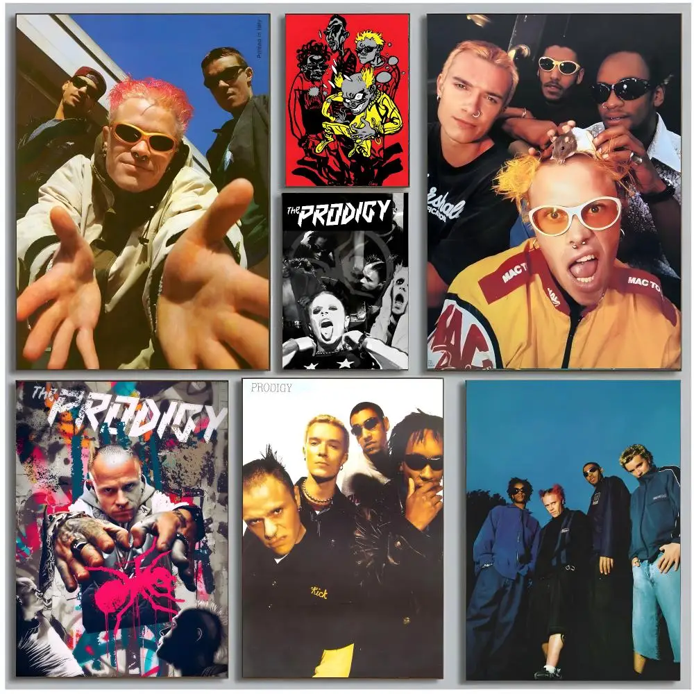 Music Electronic Band T-The Prodigy Poster Modern Wall Art Bedroom Living Room Print Unframed