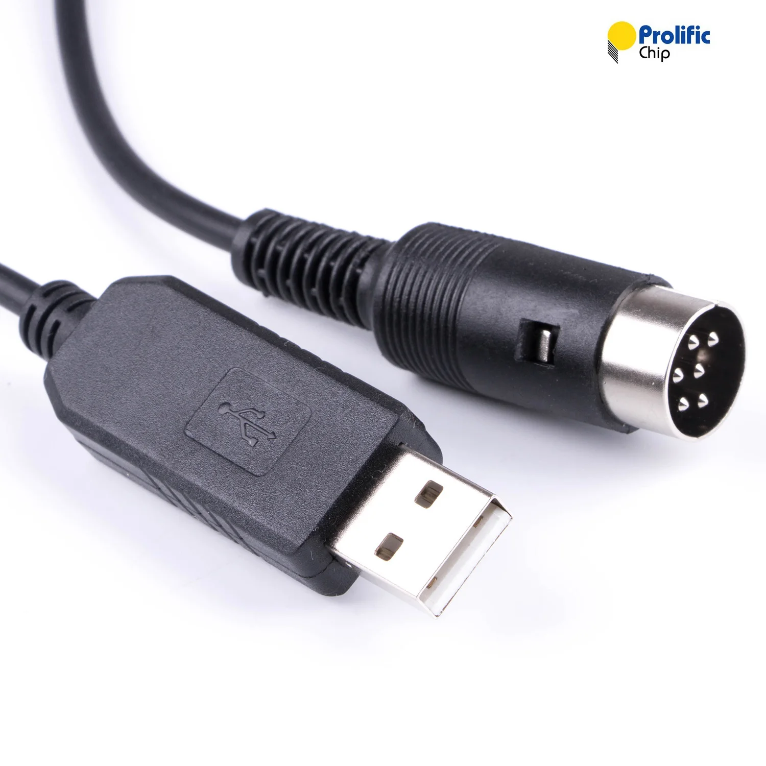 PL2303RA USB to 6 Pin Mini Din 6 RS232 Serial Converter Adapter Communication Programming Cable