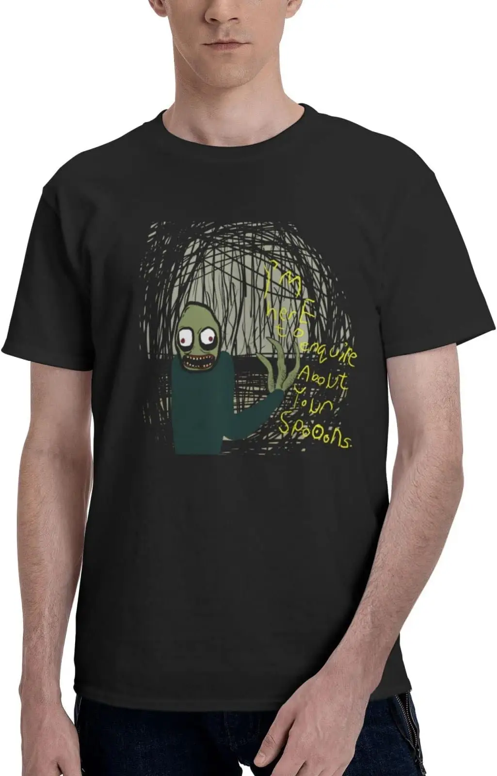 Salad Fingers T Shirt Mens Summer  Short Sleeve Tees High Quality 100%Cotton Short Sleeve