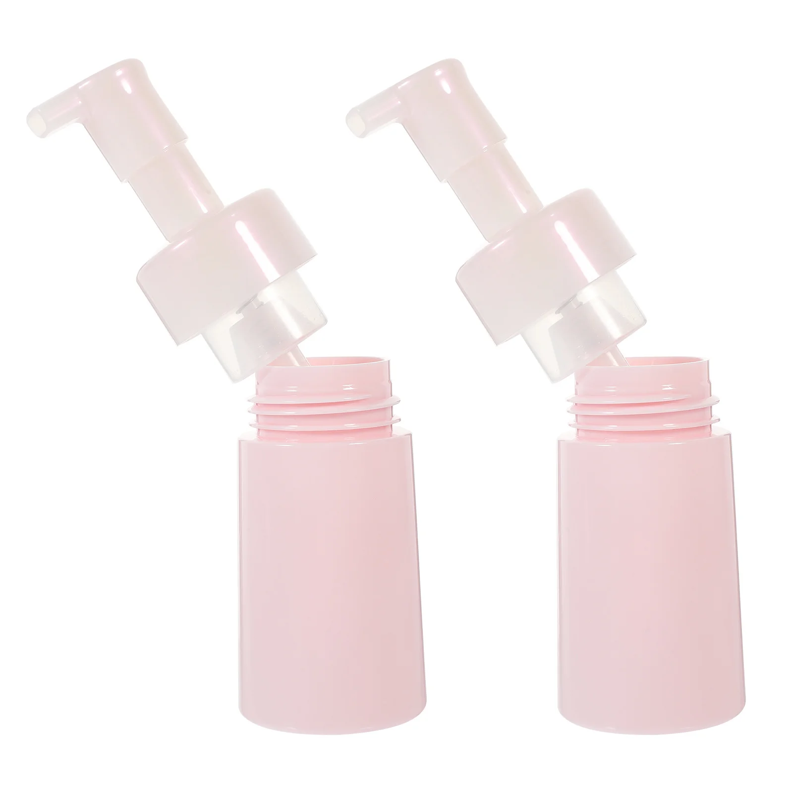 ขวดสบู่โฟมแบบเติมได้ 2 ชิ้น ขนาดพกพา น้ำหนักเบา สำหรับเดินทาง ใช้ในห้องน้ำ