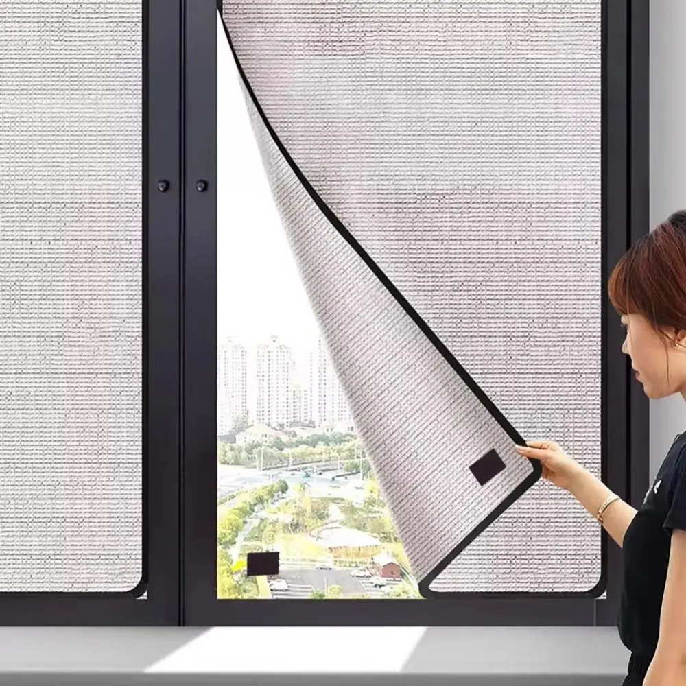 No Adhesive Aluminum Foil Magnetic Barrier Anti-UV Light-Blocking Window Insulation Film Cooling Sunshade Protector Pad