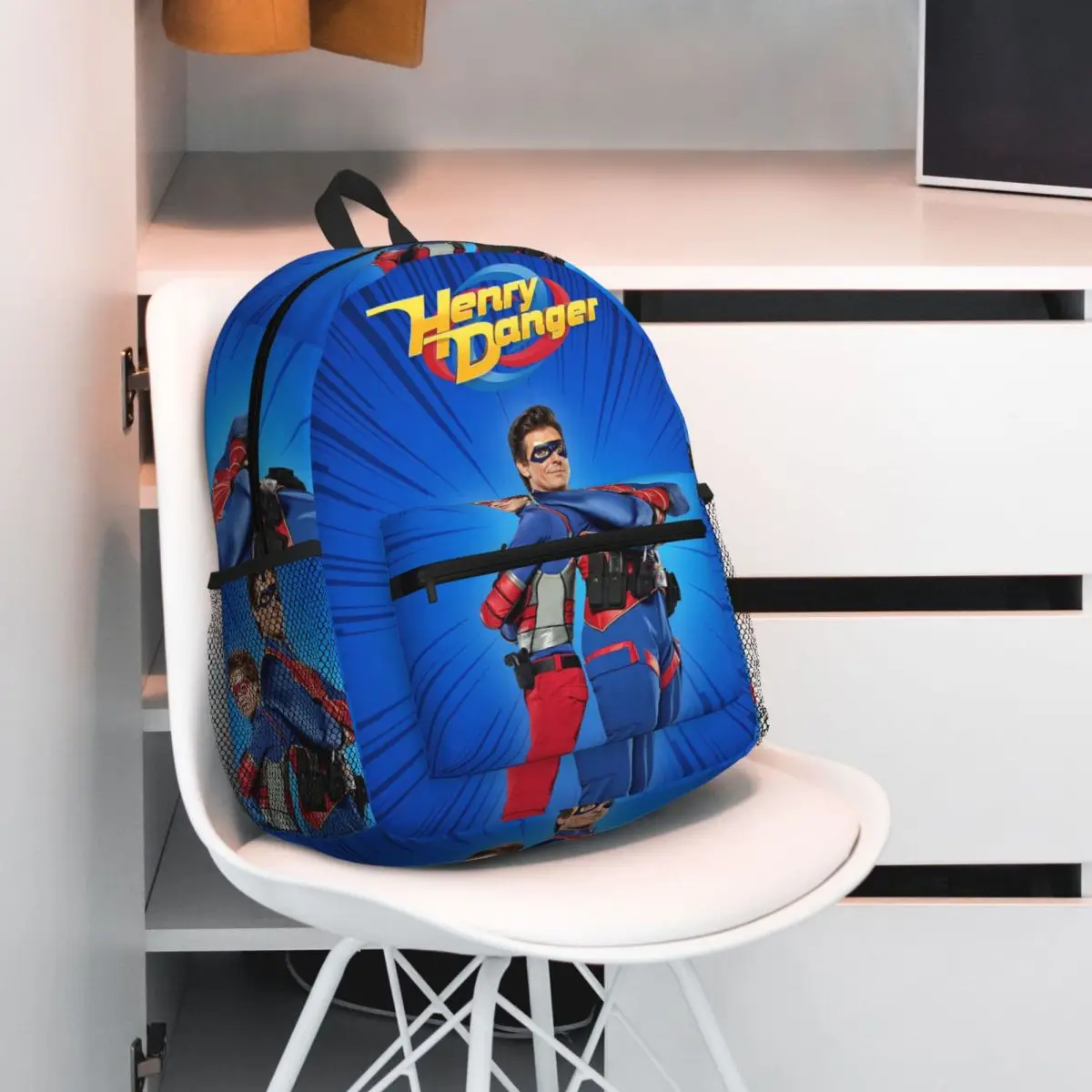 Henry Danger Backpack Daypack Large Capacity Children BookBag School Bag Shoulder Bags for Men Women